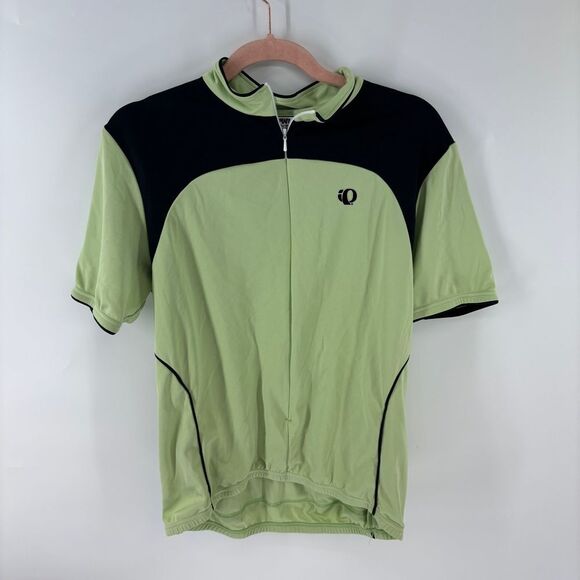 Pearl Izumi Green and Black Performance Cycling Jersey - Picture 1 of 6
